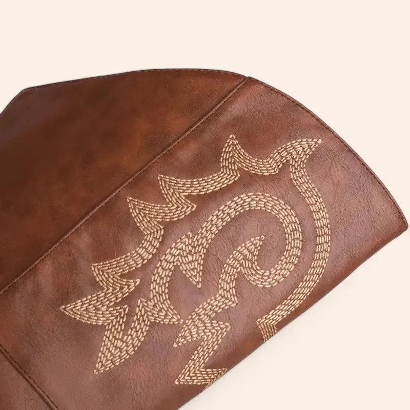 Tall brown cowboy boots - Coffee shade - N°51