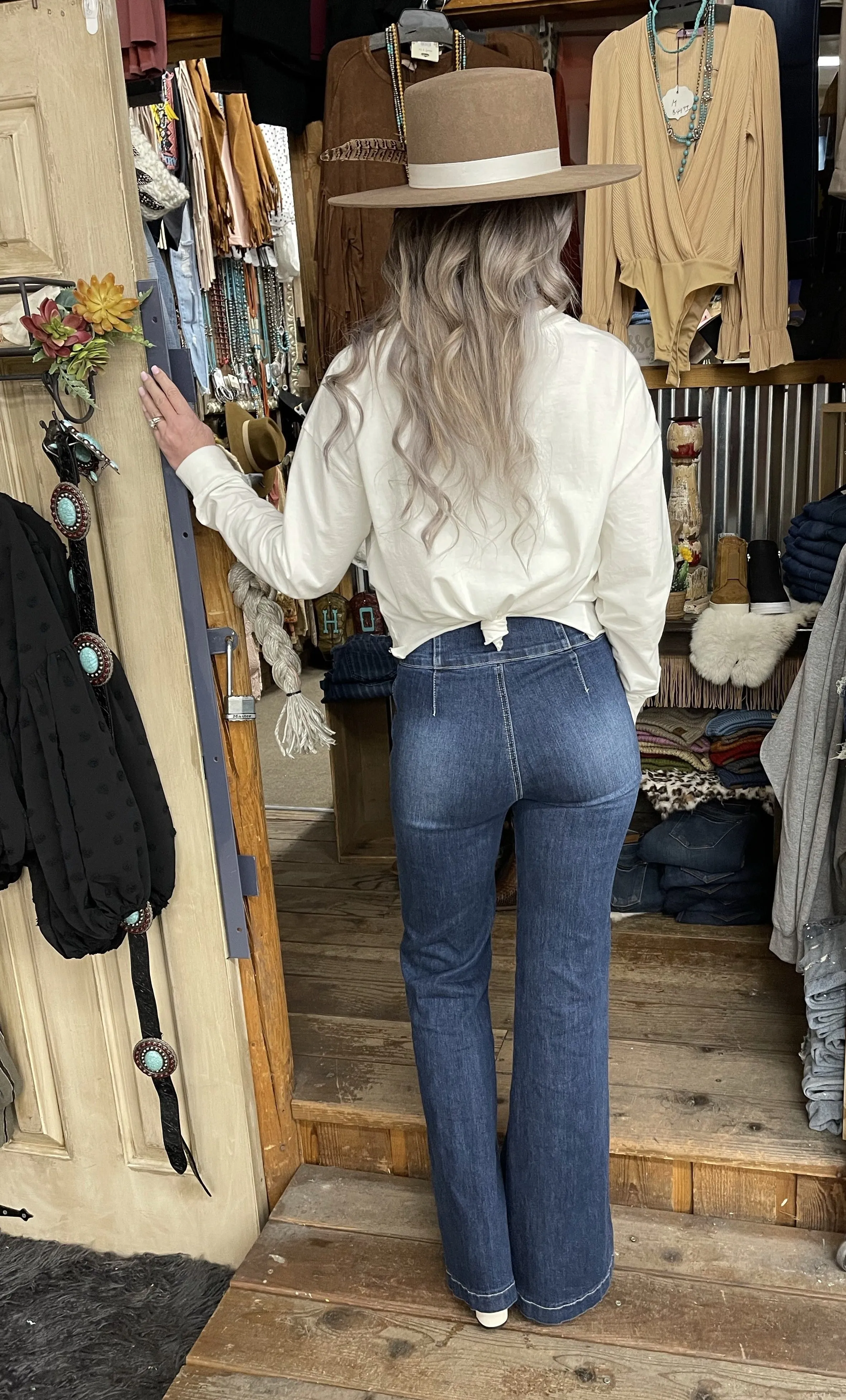 Tami High Waisted Flare Denim