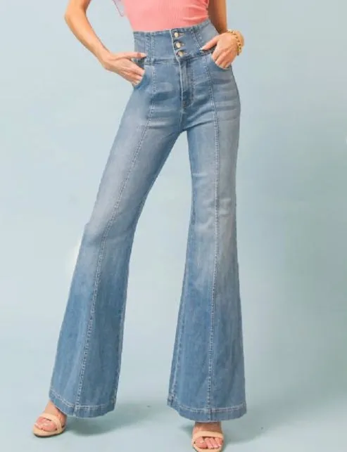 Tami High Waisted Flare Denim