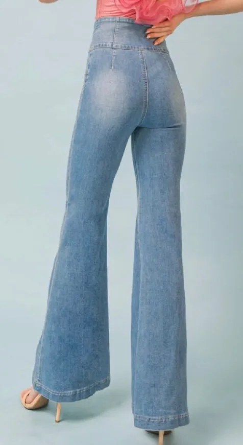 Tami High Waisted Flare Denim