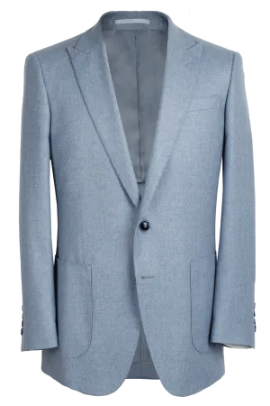 The Arnold Jacket - Core Sky Blue Hopsack