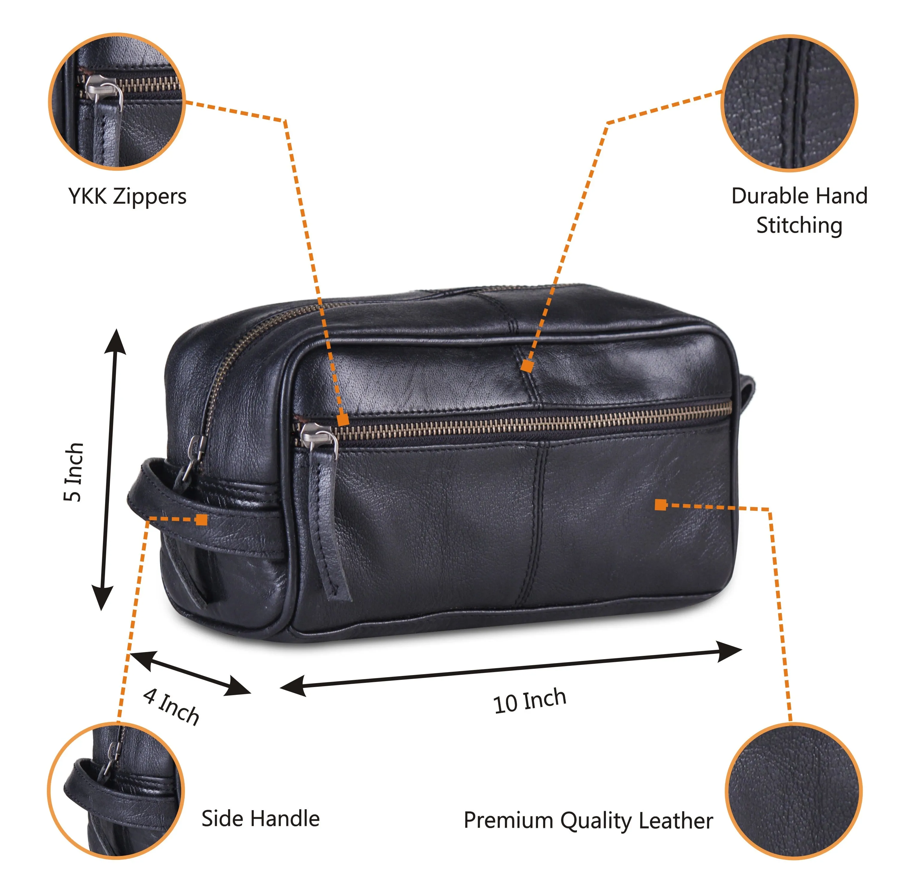 The Blaze Black Toiletry
