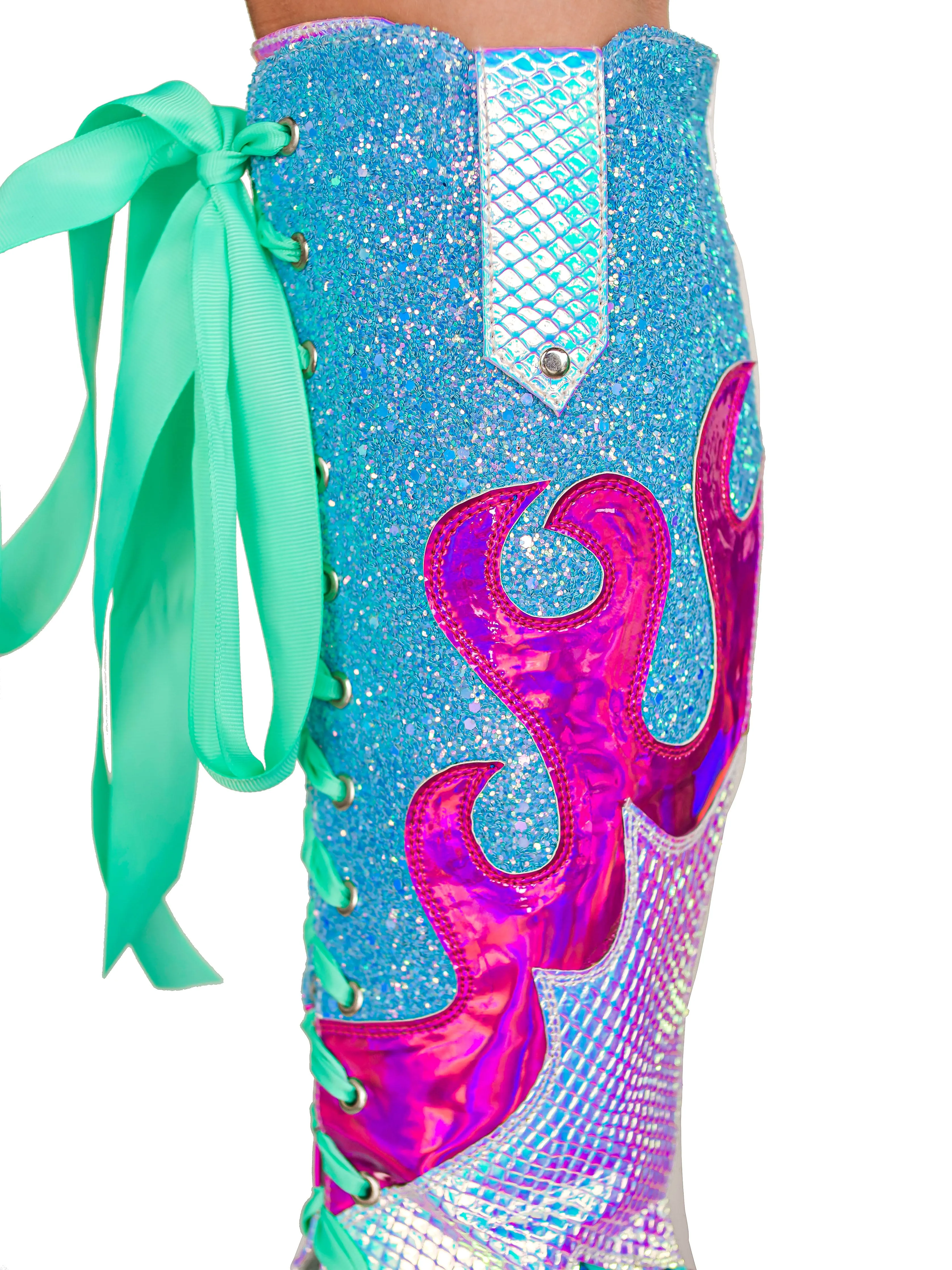 The Cosmic Kidd Platform Cowgirl Boots