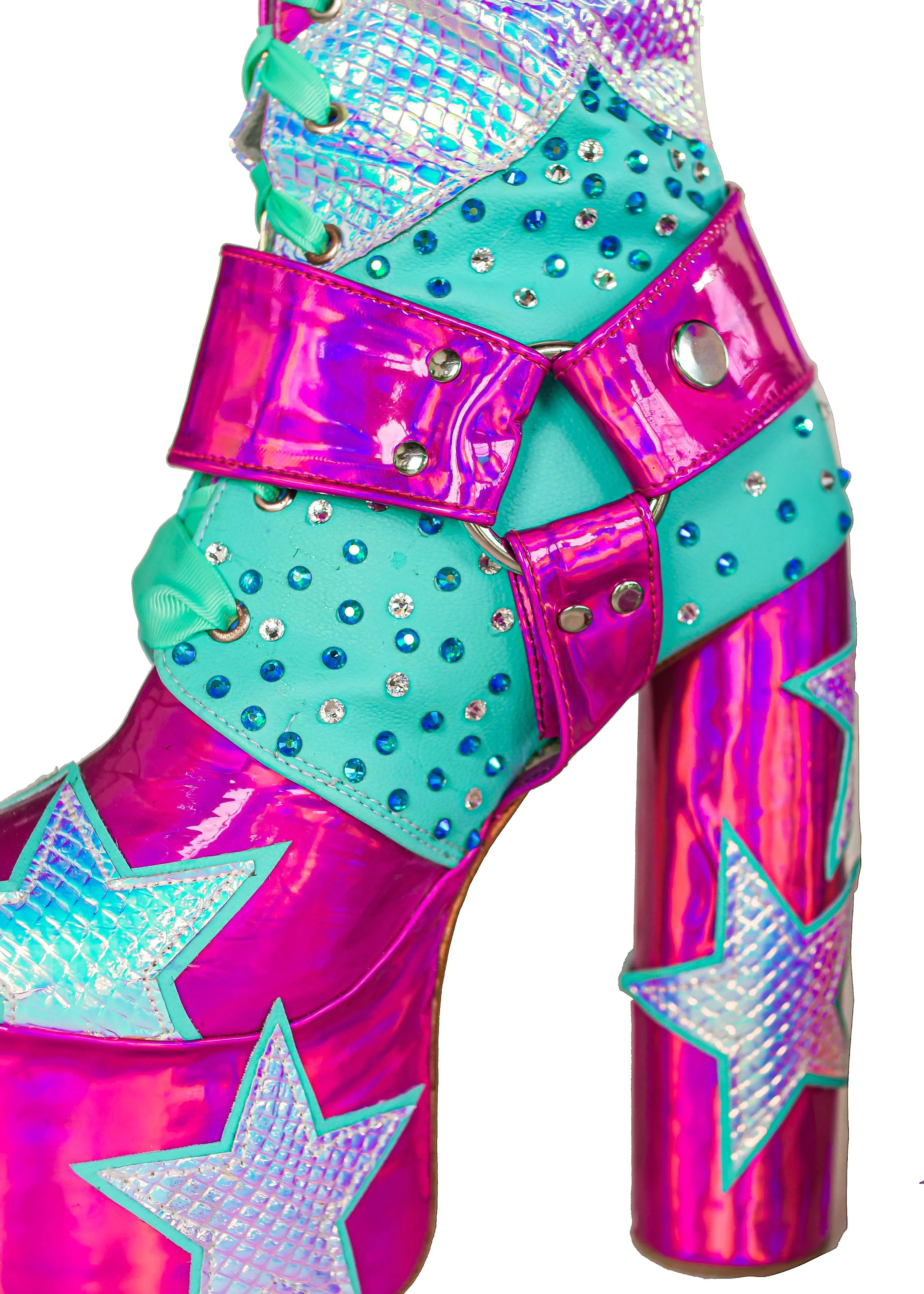 The Cosmic Kidd Platform Cowgirl Boots
