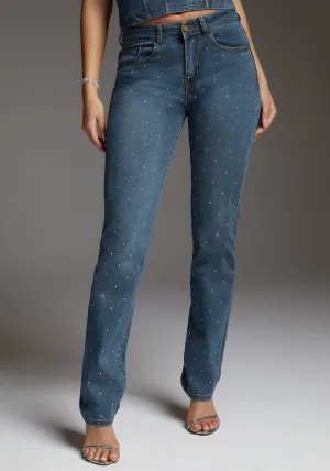 The Embellished Straight Leg