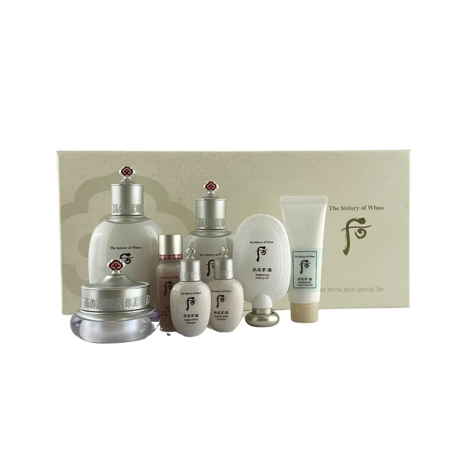 THE HISTORY OF WHOO Gongjinhyang Seol Radiant White Special Set, 8 items