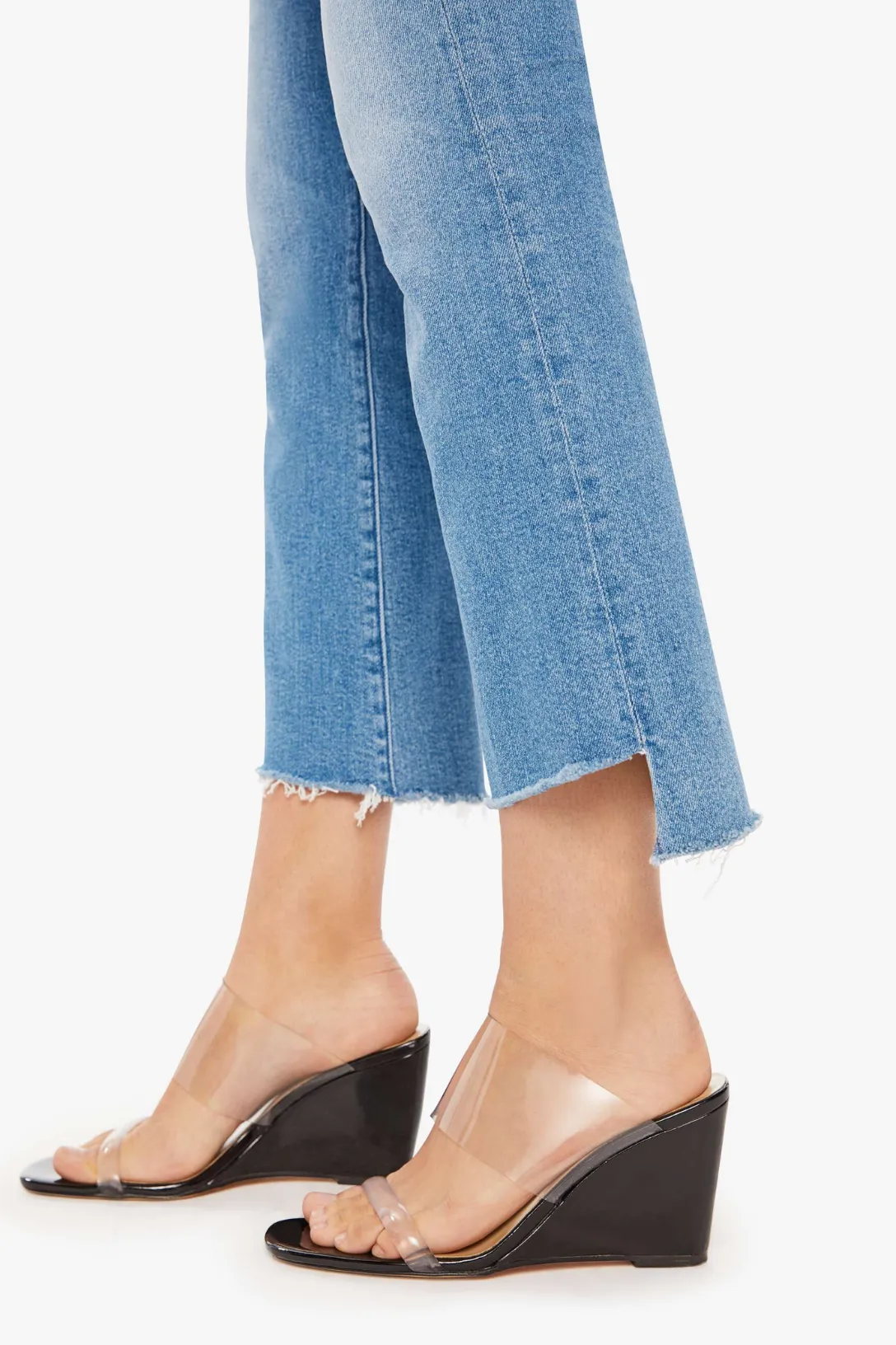 The Insider Step Crop Fray Jean | Out Of The Blue