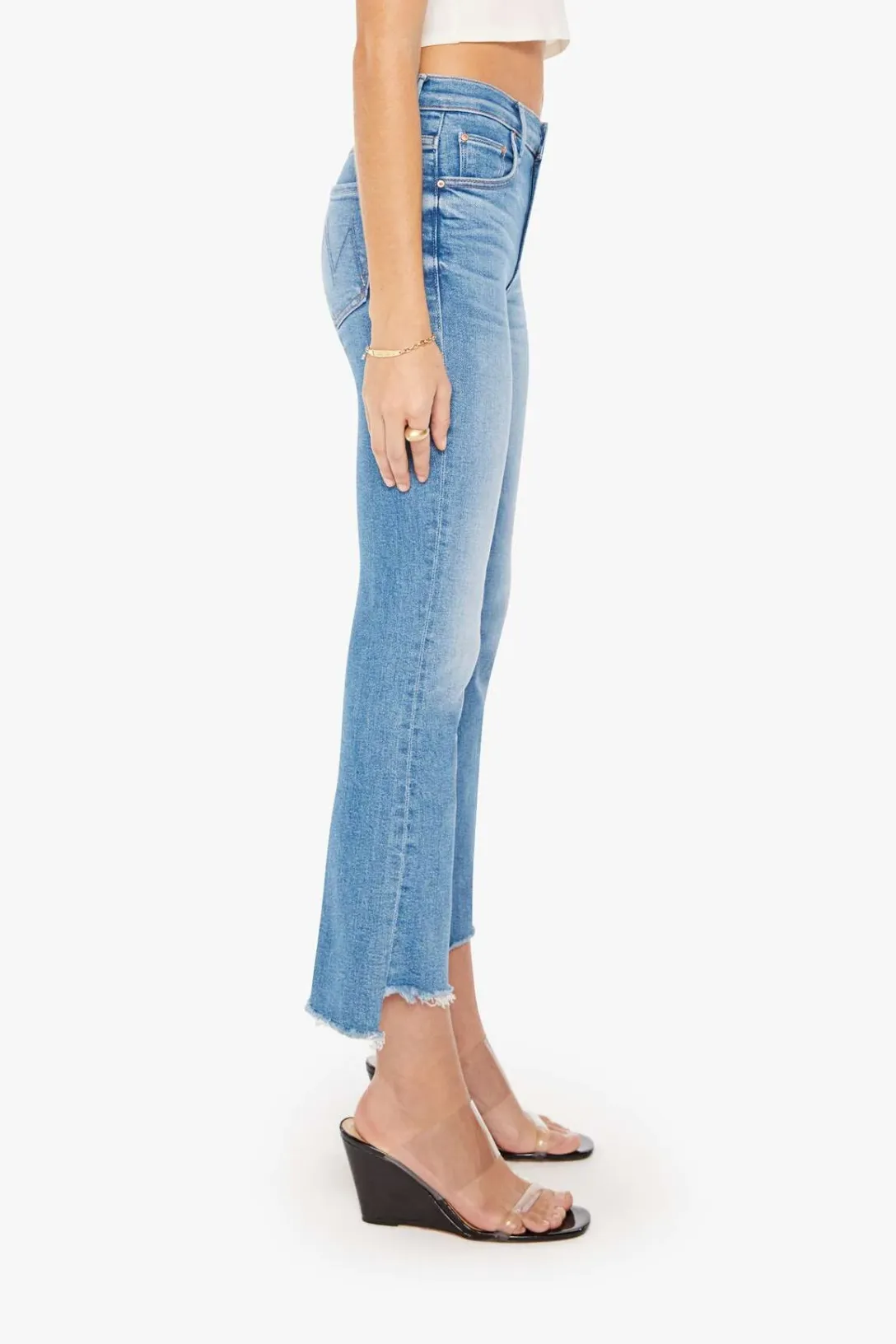 The Insider Step Crop Fray Jean | Out Of The Blue
