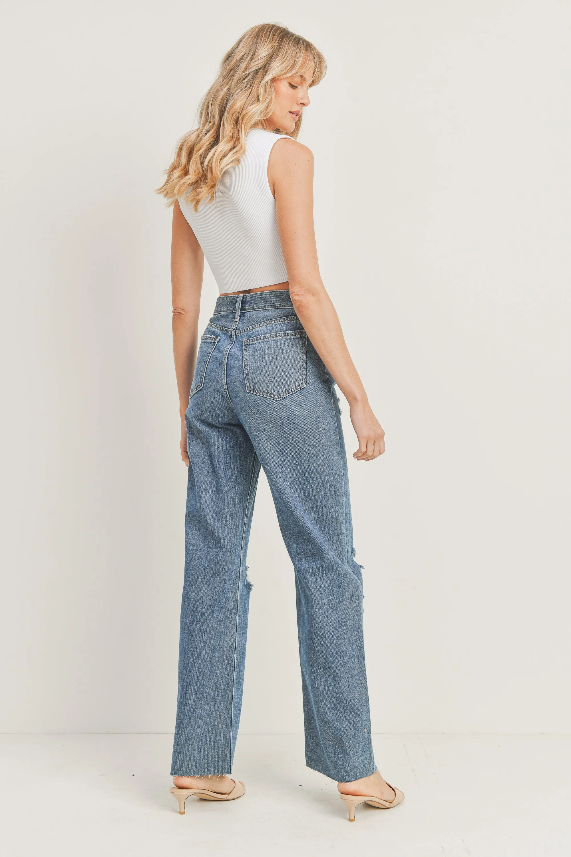 The Maren Ribcage Straight Leg Jeans