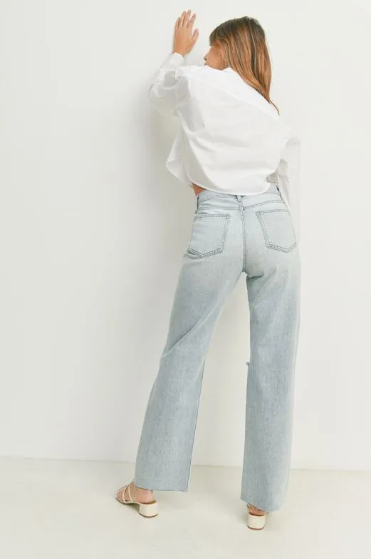 The Maren Ribcage Straight Leg Jeans