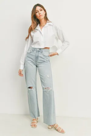 The Maren Ribcage Straight Leg Jeans