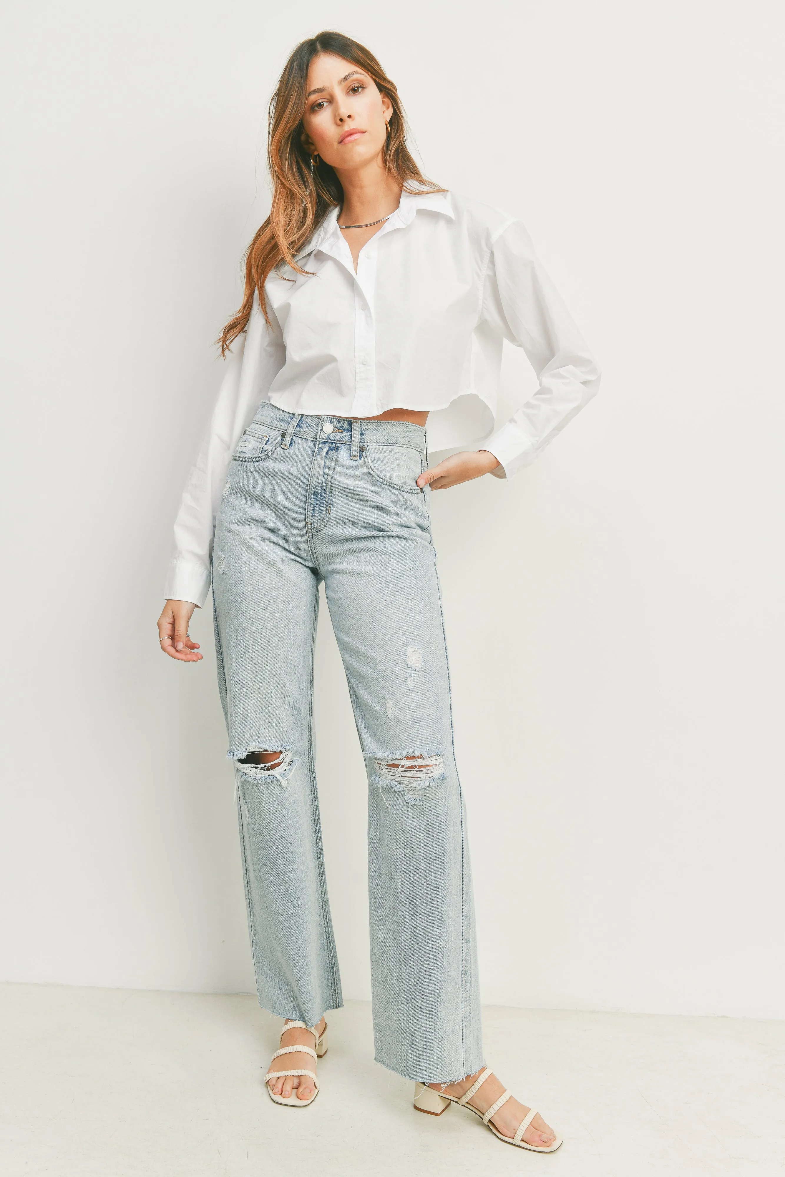 The Maren Ribcage Straight Leg Jeans