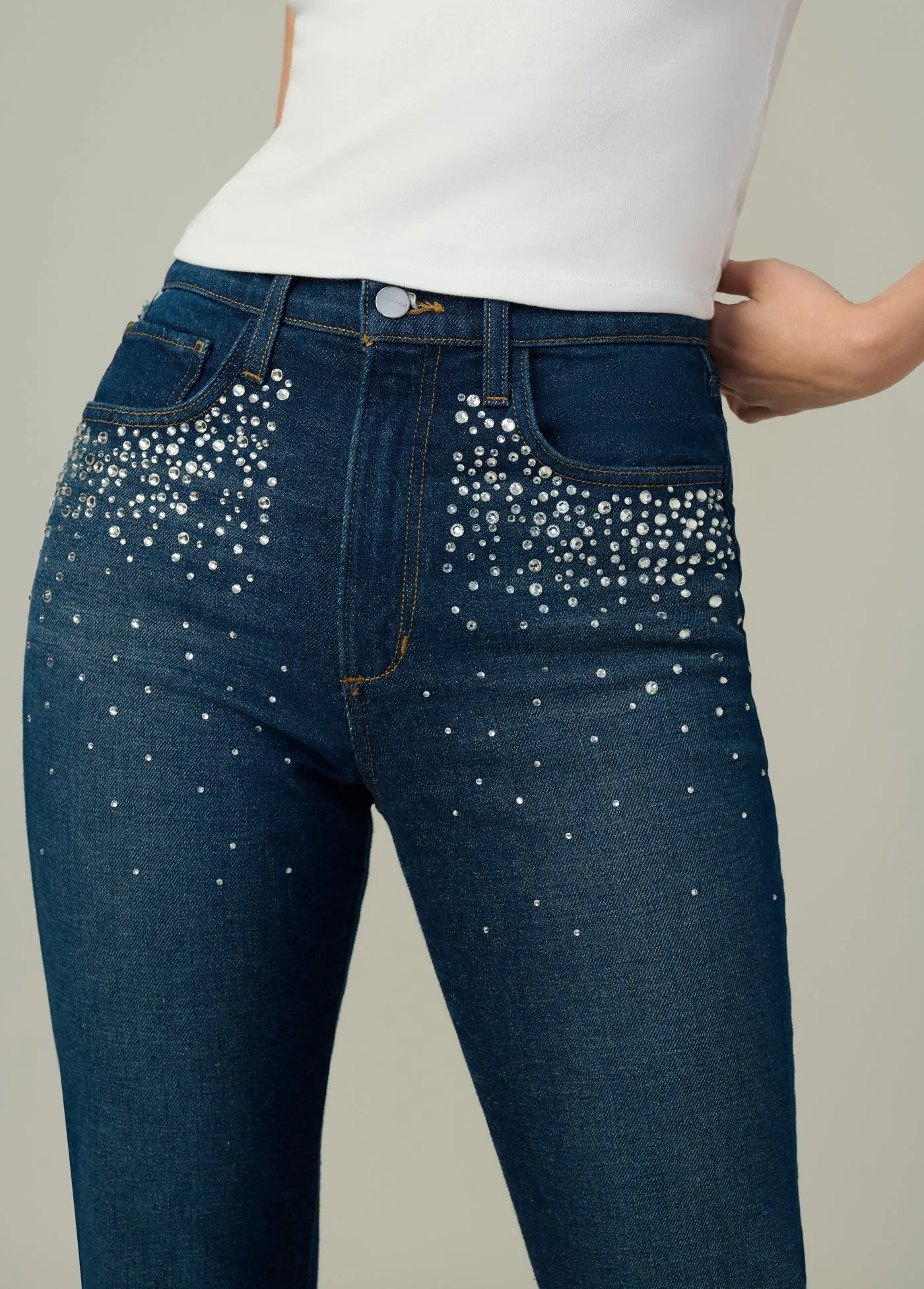 THE MARGOT SLIM WITH CRYSTALS