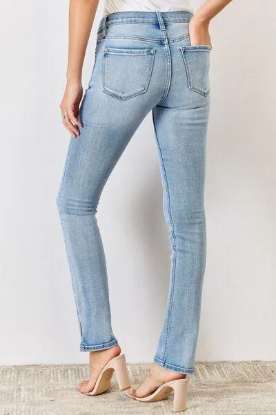 Tisha Kancan Mid Rise Bootcut Jeans