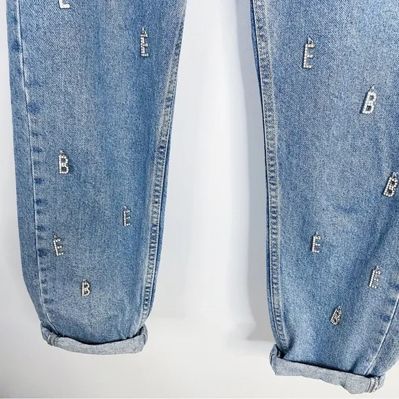 Topshop - Babe Embellished Denim