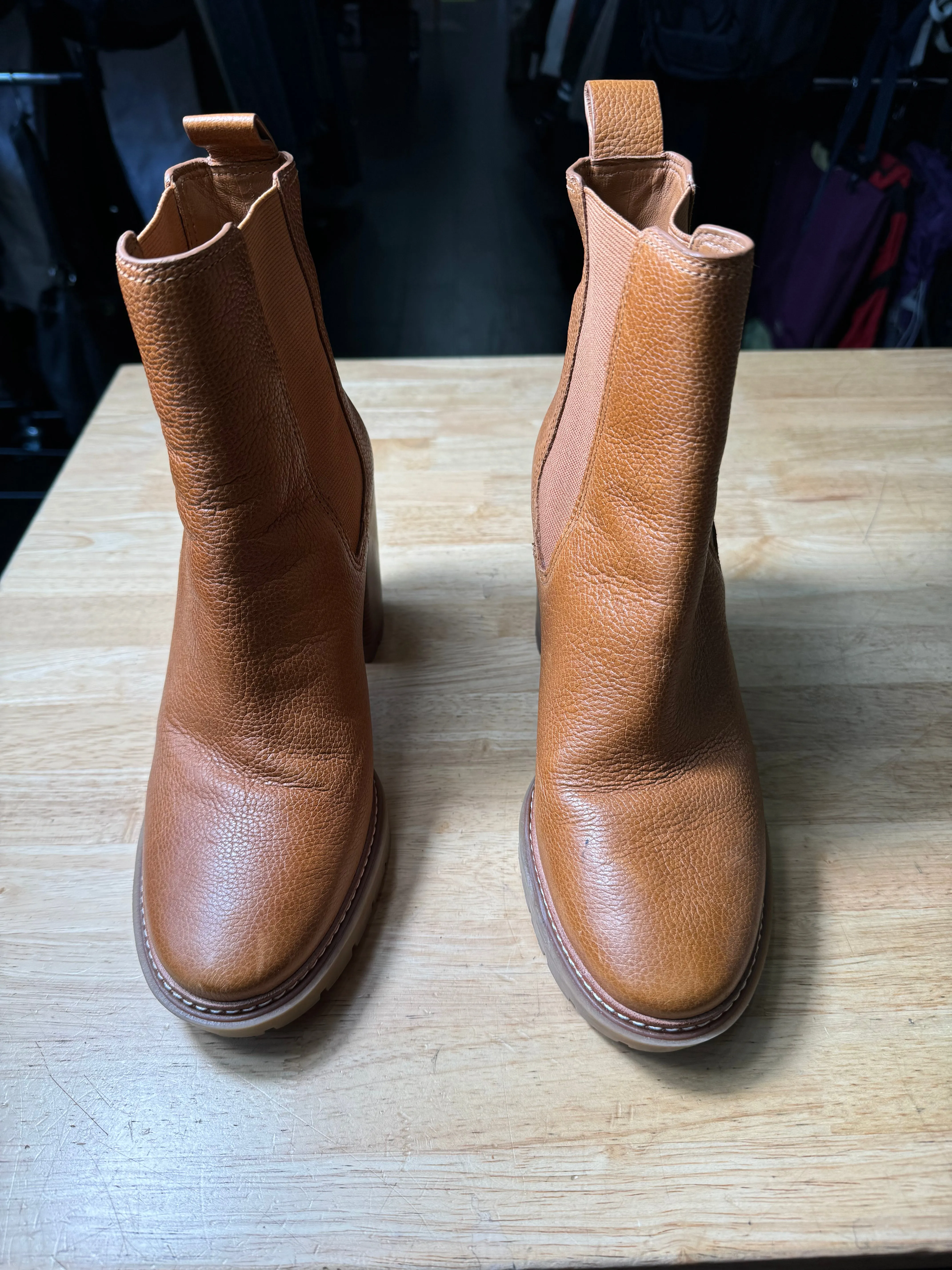 Tory Burch Women's Leather Heeled Boots