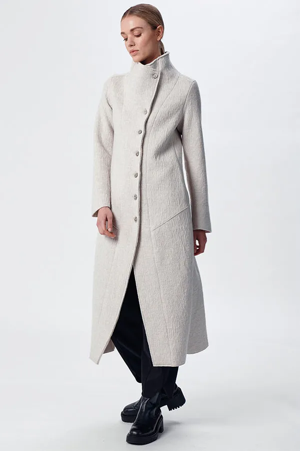 Transit Black Woollen Coat