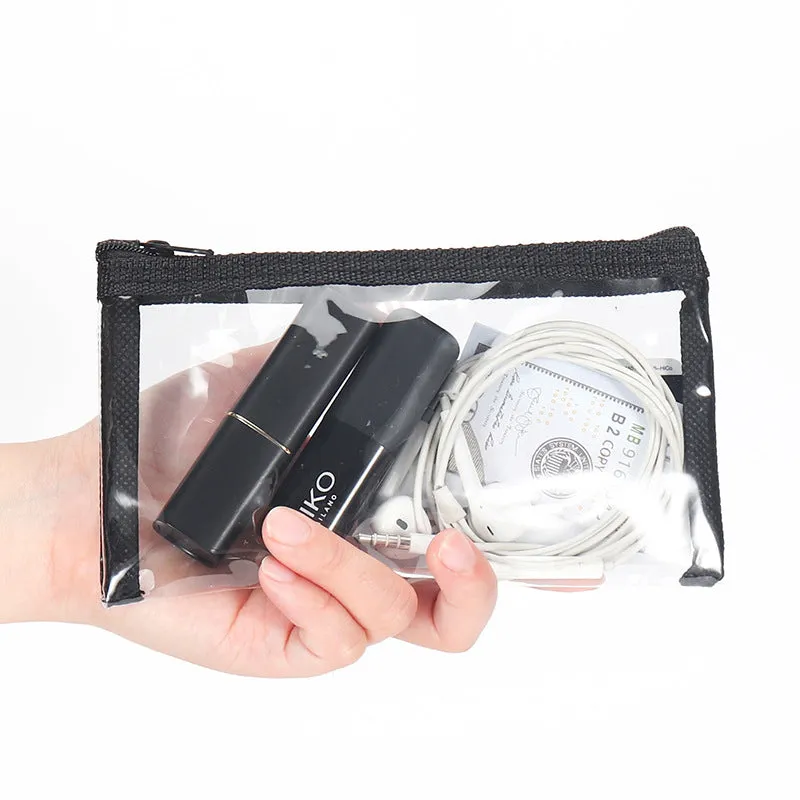Transparent Buggy Simple Girly Heart Makeup Cosmetic Bags