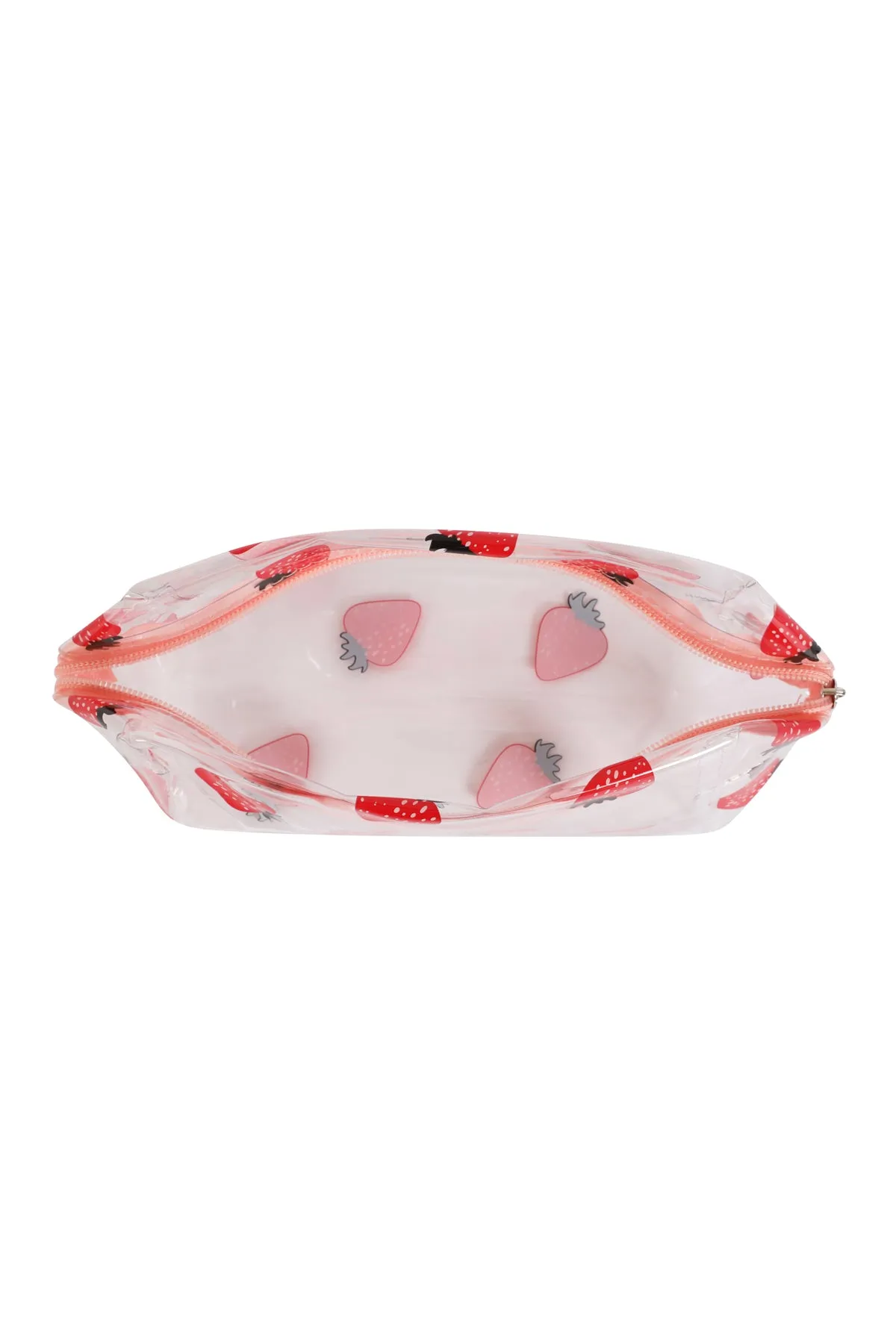 TRANSPARENT PRINTED COSMETIC POUCH