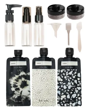 Travel Bottles for Toiletries - TSA Approved Bottles, Refillable, Leak-Proof Travel Size Containers, Essentials Kit for Shampoo, Conditioner, Lotion and More, Valentines Gift - 11 Pack
