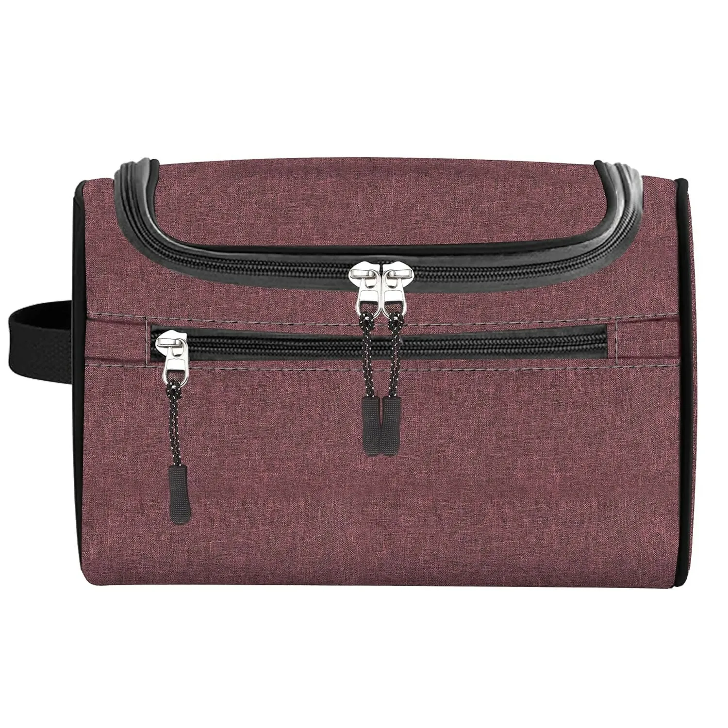 Travel Makeup & Toiletry Organizer Bag (Maroon)