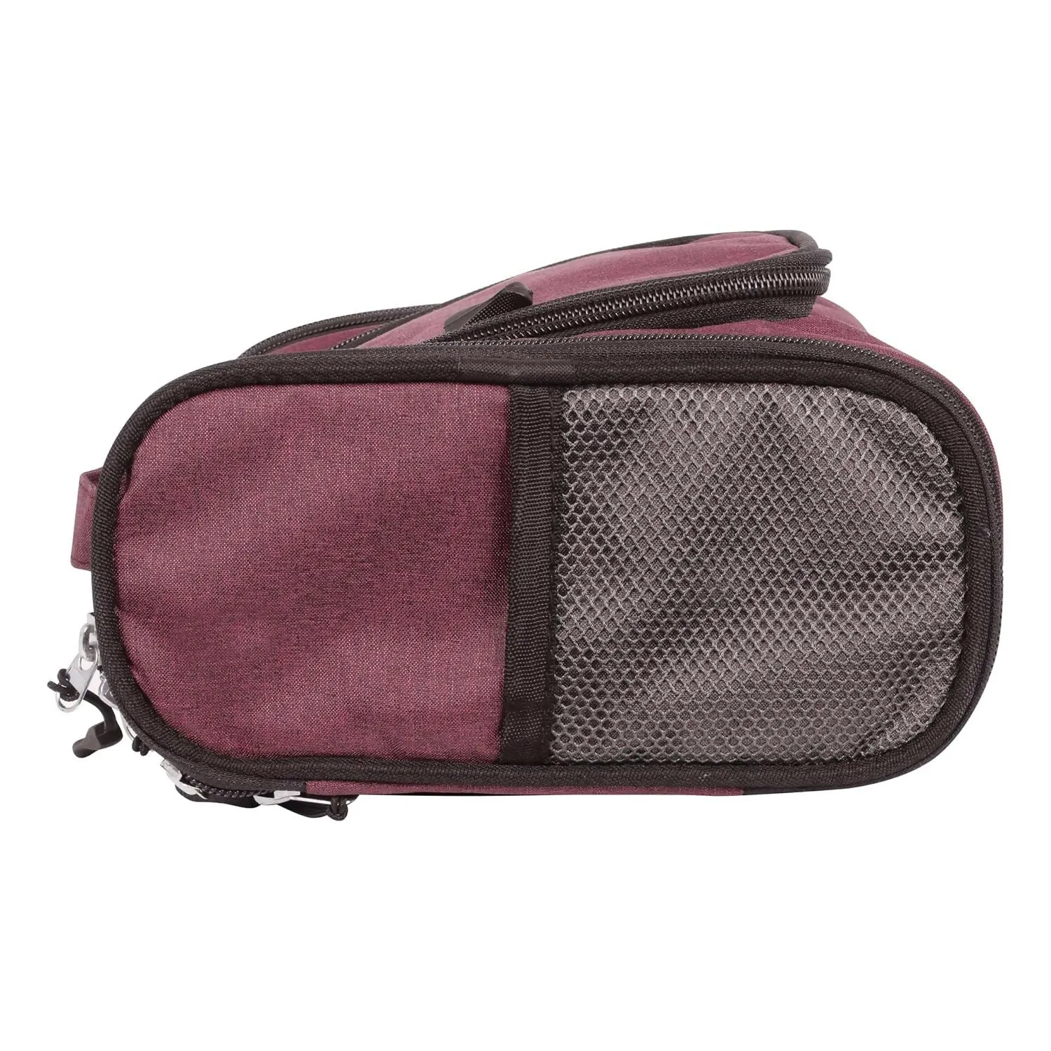 Travel Makeup & Toiletry Organizer Bag (Maroon)