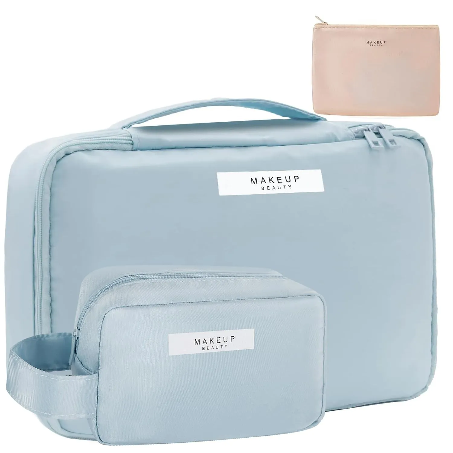 Travel Makeup Bag Cosmetic Bag Makeup Bag Toiletry Bag for Women and Men (Green)