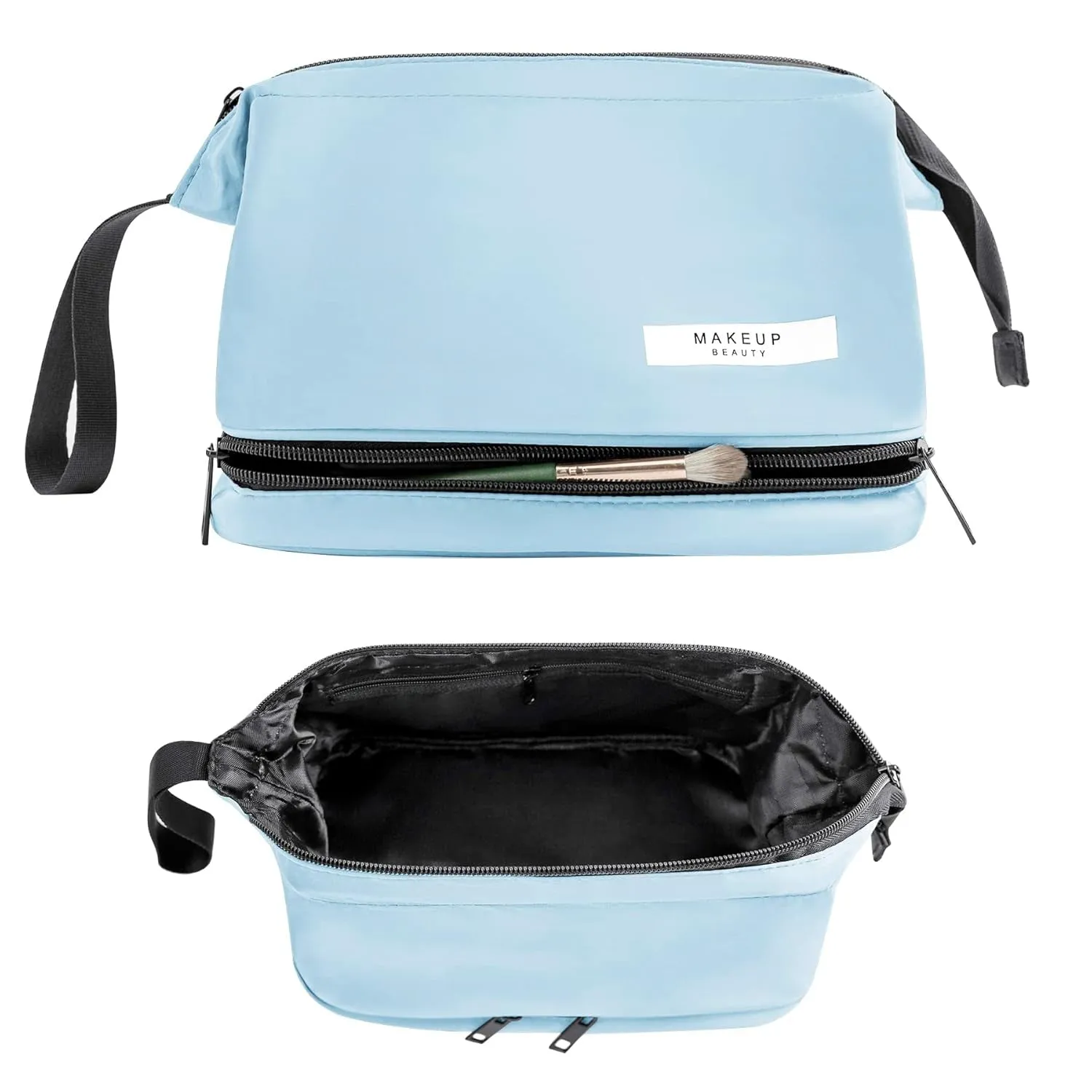 Travel Makeup Bag Cosmetic Bag Makeup Bag Toiletry Bag for Women and Men (Green)