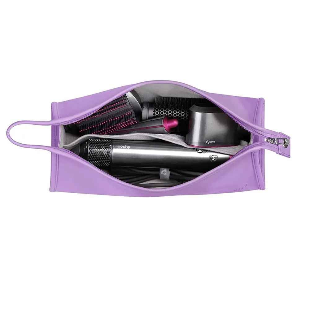 Travel Storage Bag Compatible with Dyson Airwrap Styler, Shark Flexstyle Air Styling & Drying System, Portable Carrying Case Organizer for Airwrap Styler and Attachments,Pink