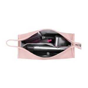 Travel Storage Bag Compatible with Dyson Airwrap Styler, Shark Flexstyle Air Styling & Drying System, Portable Carrying Case Organizer for Airwrap Styler and Attachments,Pink