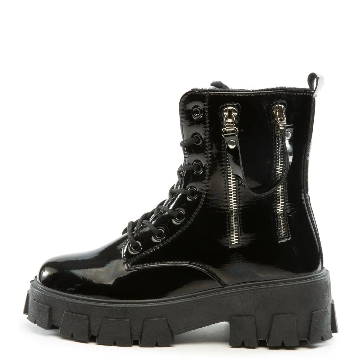 Trenton Lace-Up Combat Booties