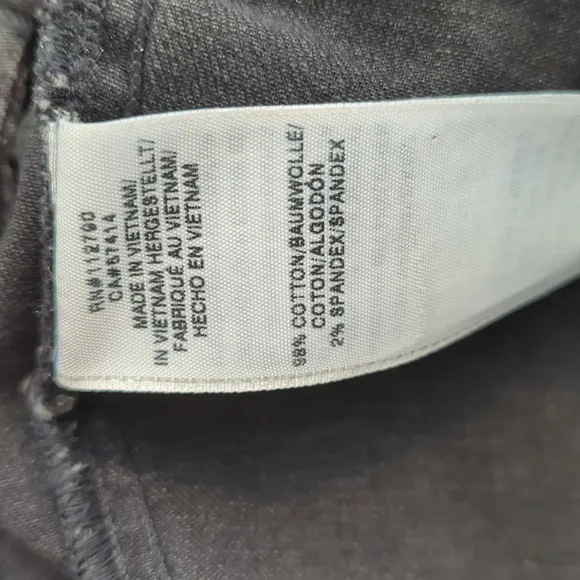 True Religion Biker Denim Jacket Asymmetrical Zip Up Black Wash Women's Medium