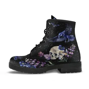 Twilight Ravens Vegan Combat Boots