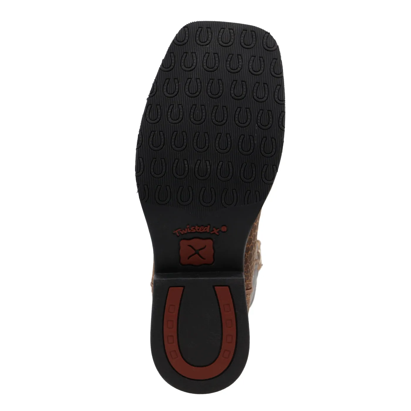 Twisted X Kid's Top Hand-Chocolate and Dusty Blue