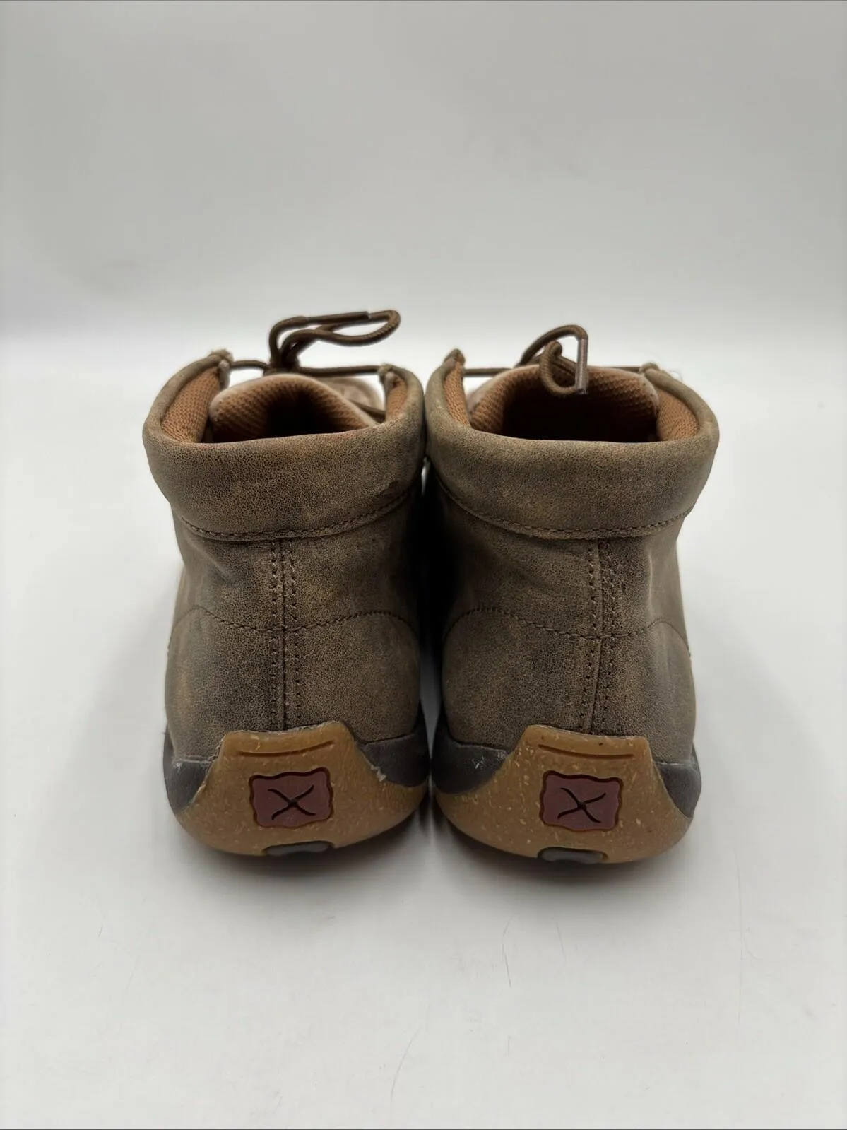 Twisted X Women's Chukka Driving Moc Brown Size 8.5M - Very Good