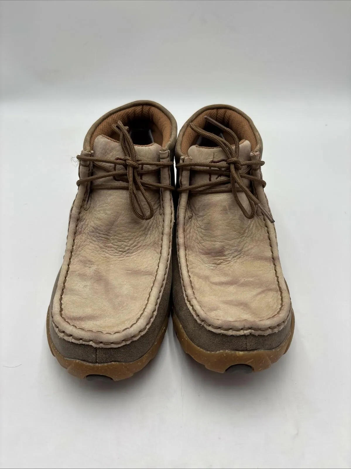 Twisted X Women's Chukka Driving Moc Brown Size 8.5M - Very Good
