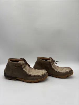 Twisted X Women's Chukka Driving Moc Brown Size 8.5M - Very Good