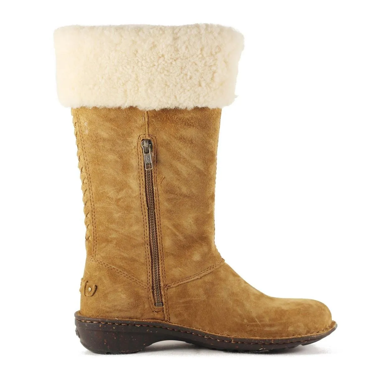 UGG Australia Karyn Chestnut Cuff Sheepskin Boot Chestnut
