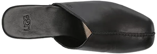 UGG Women's Judi Clog, Black Leather, 12