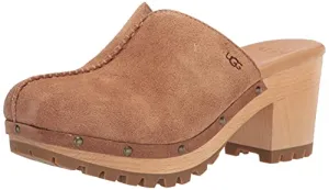 UGG Women's Judi Clog, Chestnut Suede, 12