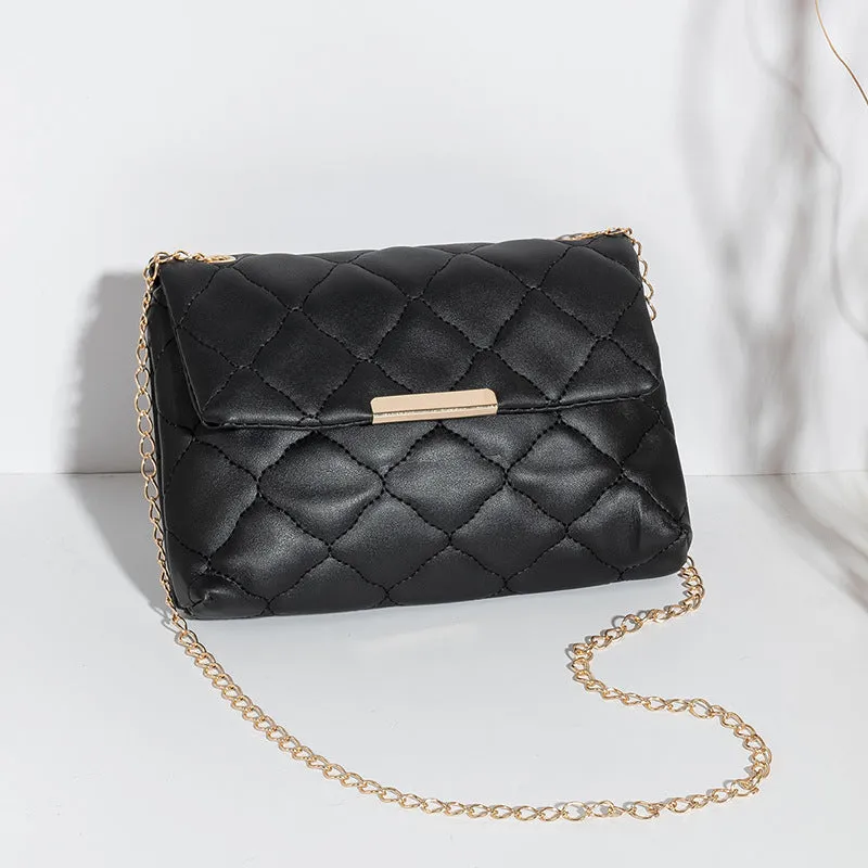 Unique Women's Style Diamond Pattern Embroidered Crossbody Bags