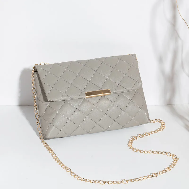 Unique Women's Style Diamond Pattern Embroidered Crossbody Bags