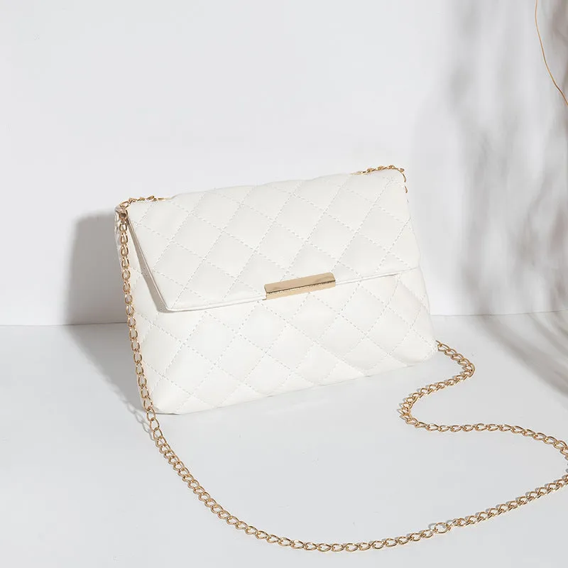 Unique Women's Style Diamond Pattern Embroidered Crossbody Bags