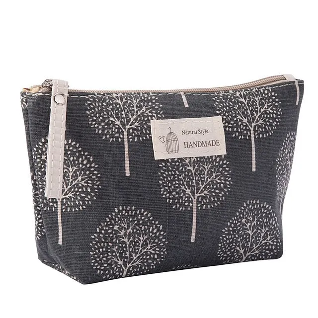 UniStyle Women Plaid Travel Cosmetic Bag