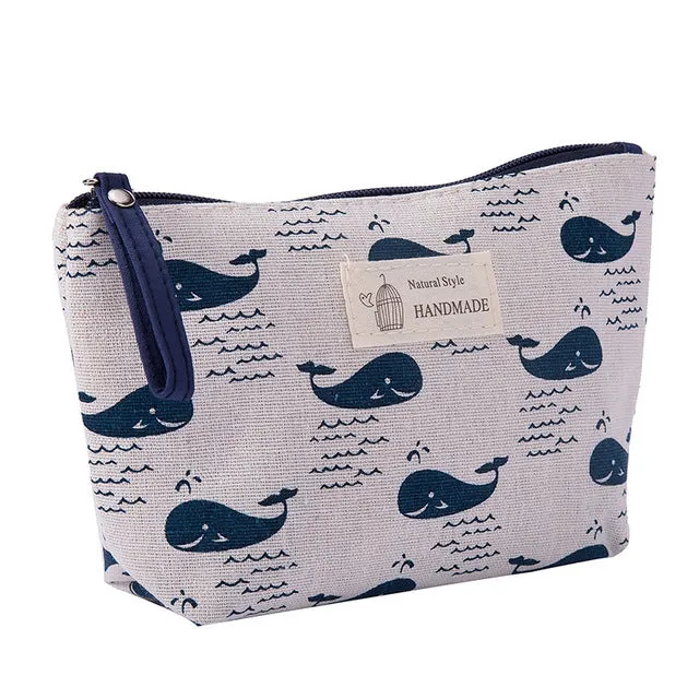 UniStyle Women Plaid Travel Cosmetic Bag