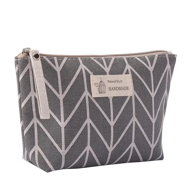 UniStyle Women Plaid Travel Cosmetic Bag