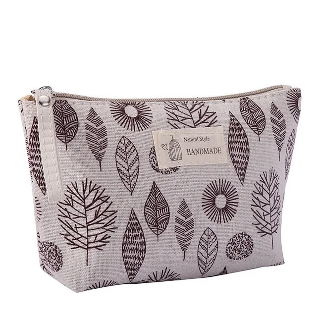 UniStyle Women Plaid Travel Cosmetic Bag