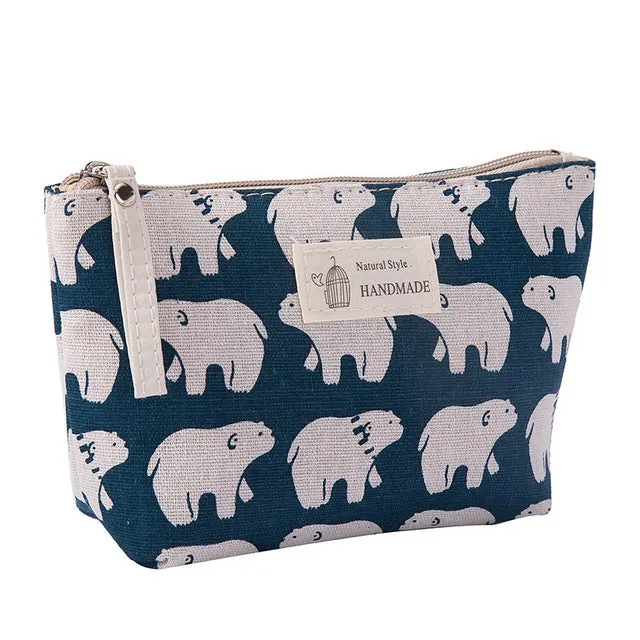 UniStyle Women Plaid Travel Cosmetic Bag