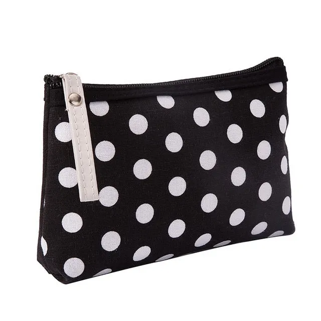 UniStyle Women Plaid Travel Cosmetic Bag