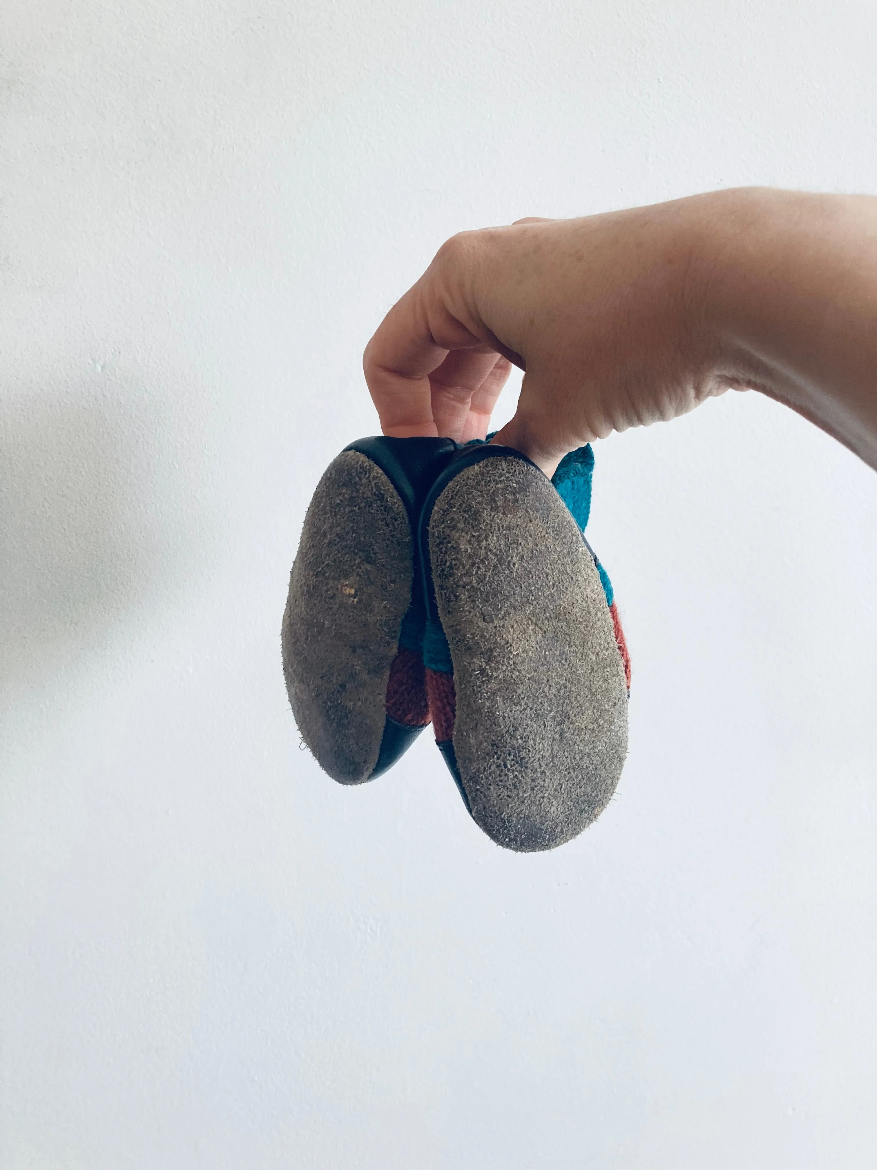 Upcycled Wool Booties // 6-12M